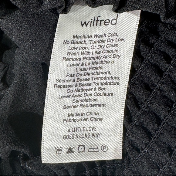 Wilfred Wistful Sheer Blouse - Black - Picture 10 of 11